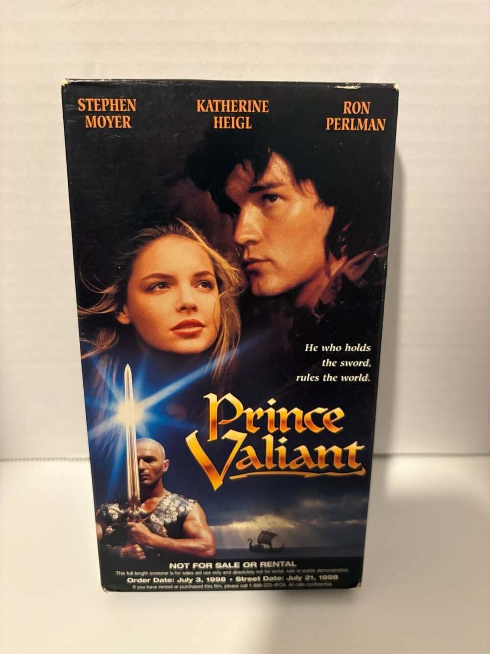 20th Century Fox Prince Valiant 1998 VHS Preview Videocassette Screener